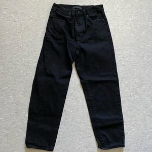 Uniqlo Black Straight Leg Jeans